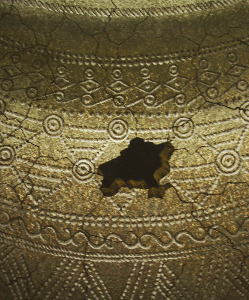 «Загублена намистинка» із серії «Німа руїна сивини». 2010. Полотно, акрил